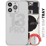 Apple iPhone 13 Pro Housing with Small Parts (No Charger Flex) - Silver Pulled B