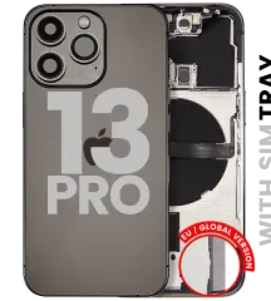 Apple iPhone 13 Pro Housing with Small Parts (No Charger Flex) - Graphite Pulled B