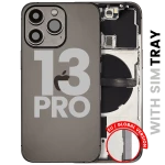 Apple iPhone 13 Pro Housing with Small Parts (No Charger Flex) - Graphite Pulled C