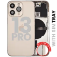 Apple iPhone 13 Pro Housing with Small Parts (No Charger Flex) - Gold Pulled A