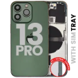 Apple iPhone 13 Pro Housing with Small Parts (No Charger Flex) - Alpine Green Pulled B