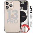 Apple iPhone 13 Pro Housing with Small Parts (No Charger Flex) - Gold Pulled C