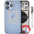 Apple iPhone 13 Pro Housing with Small Parts - Sierra Blue Pulled A