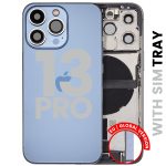 Apple iPhone 13 Pro Housing with Small Parts - Sierra Blue Pulled B