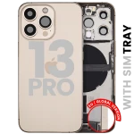 Apple iPhone 13 Pro Housing with Small Parts - Gold Pulled C