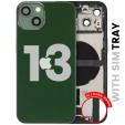 Apple iPhone 13 Housing with Small Parts - Green Pulled B