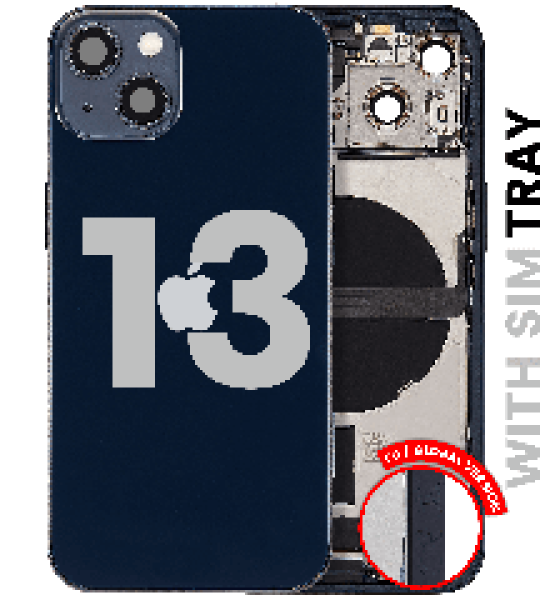 Apple iPhone 13 Housing with Small Parts - Midnight Pulled B