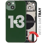 Apple iPhone 13 Housing with Small Parts - Green Pulled C