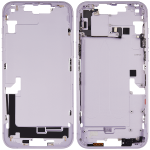 Apple iPhone 14 Plus Middle Frame with Small Parts (No Charger Flex) - Purple Pulled A