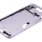 Apple iPhone 14 Plus Middle Frame with Small Parts (No Charger Flex) - Purple Pulled A
