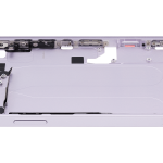 Apple iPhone 14 Plus Middle Frame with Small Parts (No Charger Flex) - Purple Pulled A