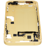 Apple iPhone 14 Plus Middle Frame with Small Parts (No Charger Flex) - Yellow Pulled A