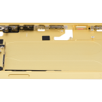 Apple iPhone 14 Plus Middle Frame with Small Parts (No Charger Flex) - Yellow Pulled A