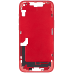 Apple iPhone 14 Plus Middle Frame with Small Parts (No Charger Flex) - Red Pulled A