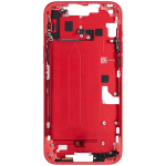 Apple iPhone 14 Plus Middle Frame with Small Parts (No Charger Flex) - Red Pulled A