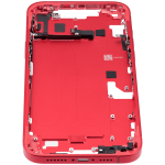 Apple iPhone 14 Plus Middle Frame with Small Parts (No Charger Flex) - Red Pulled A