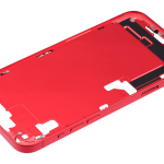Apple iPhone 14 Plus Middle Frame with Small Parts (No Charger Flex) - Red Pulled A