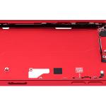 Apple iPhone 14 Plus Middle Frame with Small Parts (No Charger Flex) - Red Pulled A
