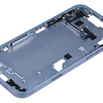 Apple iPhone 14 Plus Middle Frame with Small Parts (No Charger Flex) - Blue AM Plus