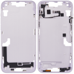 Apple iPhone 14 Plus Middle Frame with Small Parts (No Charger Flex) - Purple AM Plus