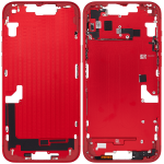 Apple iPhone 14 Plus Middle Frame with Small Parts (No Charger Flex) - Red AM Plus