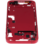 Apple iPhone 14 Plus Middle Frame with Small Parts (No Charger Flex) - Red AM Plus