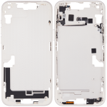 Apple iPhone 14 Plus Middle Frame with Small Parts (No Charger Flex) - Starlight AM Plus