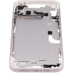 Apple iPhone 14 Plus Middle Frame with Small Parts (No Charger Flex) - Starlight AM Plus