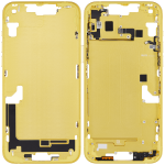Apple iPhone 14 Plus Middle Frame with Small Parts (No Charger Flex) - Yellow AM Plus
