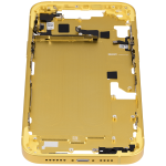 Apple iPhone 14 Plus Middle Frame with Small Parts (No Charger Flex) - Yellow AM Plus