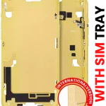 Apple iPhone 14 Plus Middle Frame with Small Parts (No Charger Flex) - Yellow AM Plus