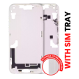 Apple iPhone 14 Plus Middle Frame with Small Parts (No Charger Flex) - Starlight AM Plus