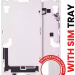 Apple iPhone 14 Plus Middle Frame with Small Parts (No Charger Flex) - Starlight AM Plus