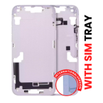 Apple iPhone 14 Plus Middle Frame with Small Parts (No Charger Flex) - Purple AM Plus