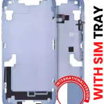 Apple iPhone 14 Plus Middle Frame with Small Parts (No Charger Flex) - Blue AM Plus