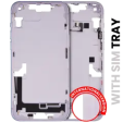 Apple iPhone 14 Plus Middle Frame with Small Parts (No Charger Flex) - Purple Pulled A