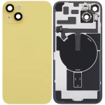 Apple iPhone 14 Plus Back Cover with Magnet Bazel incl NFC and Flash Flex - Yellow Pulled C