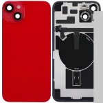 Apple iPhone 14 Plus Back Cover with Magnet Bazel incl NFC and Flash Flex - Red Pulled C