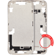 Apple iPhone 14 Plus Middle Frame with Small Parts - Starlight Pulled B