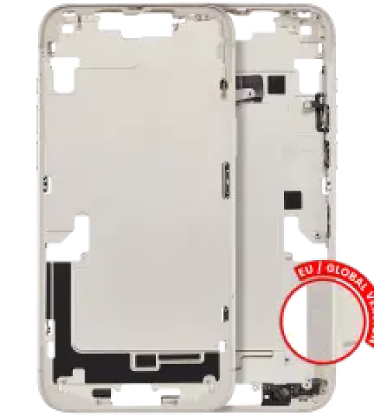 Apple iPhone 14 Plus Middle Frame with Small Parts - Starlight Pulled A