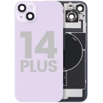 Apple iPhone 14 Plus Back Cover with Magnet Bazel incl NFC and Flash Flex - Purple Pulled C
