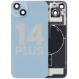 Apple iPhone 14 Plus Back Cover with Magnet Bazel incl NFC and Flash Flex - Blue Pulled C