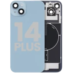 Apple iPhone 14 Plus Back Cover with Magnet Bazel incl NFC and Flash Flex - Blue Pulled C
