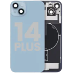 Apple iPhone 14 Plus Back Cover with Magnet Bazel incl NFC and Flash Flex - Blue Pulled A
