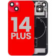 Apple iPhone 14 Plus Back Cover with Magnet Bazel incl NFC and Flash Flex - Red Pulled B