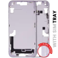 Apple iPhone 14 Plus Middle Frame with Small Parts (No Charger Flex) - Purple Pulled B