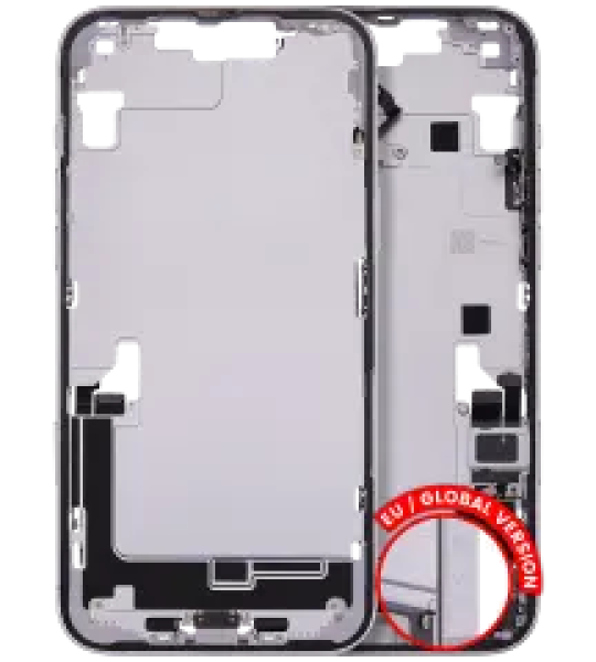 Apple iPhone 14 Plus Middle Frame with Small Parts - Purple Pulled C