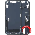 Apple iPhone 14 Plus Middle Frame with Small Parts - Midnight Pulled B