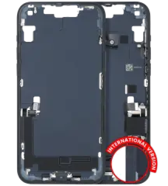 Apple iPhone 14 Plus Middle Frame with Small Parts - Midnight Pulled B