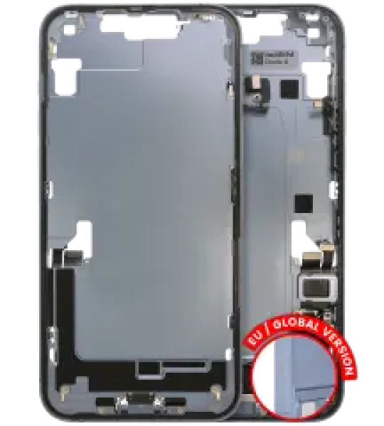 Apple iPhone 14 Plus Middle Frame with Small Parts - Blue Pulled B